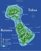 Mapa de Raiatea y Taha
