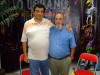 Eduardo con Sánchez,director del Pollo en el plató de la redacción de Dr. Palomar
