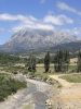 El Turbón desde el Isábena, cerca de Serraduy.