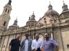 Los doctores Raul Embún, Diego González Rivas, César Bonome e Íñigo Royo