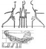 Croquis de la estructura interna de la obra