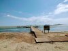 Balnearios vacíos en el Mar Menor